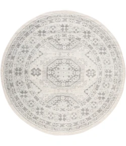 Livabliss Chester CHE2309 Light Gray Medium Gray Area Rug 5 ft. 3 in. Round