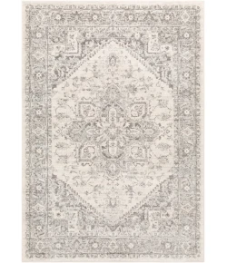 Livabliss Chester CHE2312 Light Gray Medium Gray Area Rug 5 ft. 3 in. Round