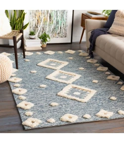 Surya Cherokee CHK2301 Navy Cream Area Rug 9 ft. X 12 ft. Rectangle