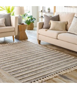 Surya Calisa CLC2300 Charcoal Light Beige Area Rug 8 ft. X 10 ft. Rectangle
