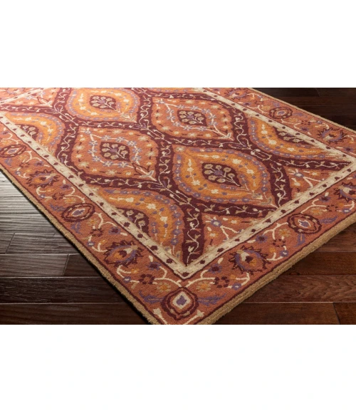 Surya Castello Burgandy CLL-1024 2ft. x 3ft. Rect. Rug