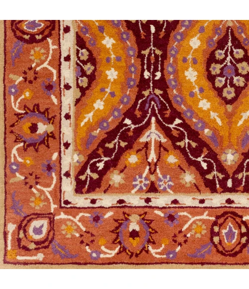 Surya Castello Burgandy CLL-1024 2ft. x 3ft. Rect. Rug