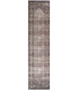 Livabliss Colin CLN2312 Dark Blue Tan Area Rug 2 ft. 7 in. X 10 ft. Runner