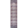 Livabliss Colin CLN2313 Plum Ink Blue Area Rug 2 ft. 7 in. X 10 ft. Runner