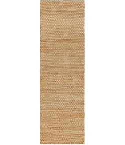 Livabliss Coil Natural CNU2300 Tan Area Rug 2 ft. 6 in. X 8 ft. Runner