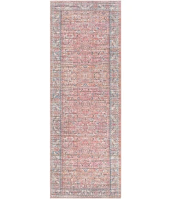 Livabliss Cobb COB2302 Pink Coral Area Rug 2 ft. 7 in. X 10 ft. Runner
