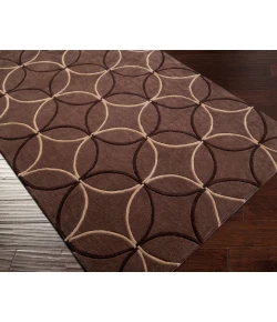 Surya Cosmopolitan COS8868 Dark Brown Khaki Area Rug 9 ft. X 13 ft. Rectangle