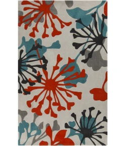 Surya Cosmopolitan COS9197 Teal Bright Orange Area Rug 9 ft. X 13 ft. Rectangle