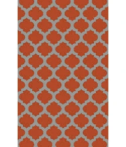 Surya Cosmopolitan COS9239 Bright Orange Medium Gray Area Rug 9 ft. X 13 ft. Rectangle