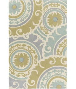 Surya Cosmopolitan COS9272 Tan Medium Gray Area Rug 8 ft. Round