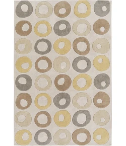 Surya Cosmopolitan COS9286 Ivory Wheat Area Rug 8 ft. Round
