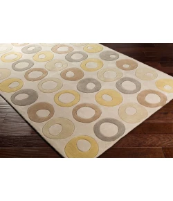 Surya Cosmopolitan COS9286 Ivory Wheat Area Rug 8 ft. Round