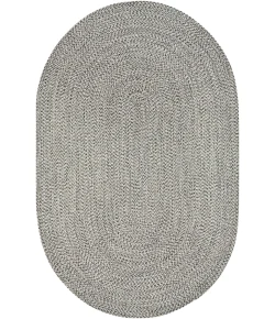 Livabliss Chesapeake Bay CPK2302 Charcoal Medium Gray Area Rug 6 ft. X 9 ft. Oval