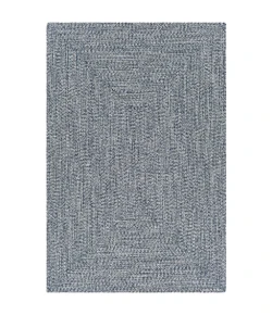 Livabliss Chesapeake Bay CPK2304 Dark Blue Medium Gray Area Rug 6 ft. X 9 ft. Oval