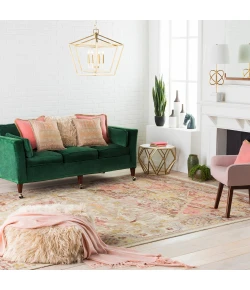 Surya Cappadocia CPP5021 Fuschia Medium Gray Area Rug 2 ft. X 3 ft. Rectangle