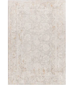 Livabliss Carmel CRL2305 Light Gray White Area Rug 5 ft. X 7 ft. 3 in. Rectangle
