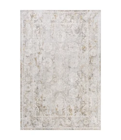Livabliss Carmel CRL2306 Light Gray White Area Rug 9 ft. X 12 ft. Rectangle