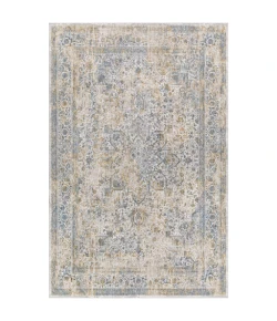 Livabliss Carmel CRL2312 Taupe Aqua Area Rug 9 ft. X 12 ft. Rectangle