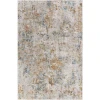 Livabliss Carmel CRL2316 Taupe Aqua Area Rug 5 ft. X 7 ft. 3 in. Rectangle