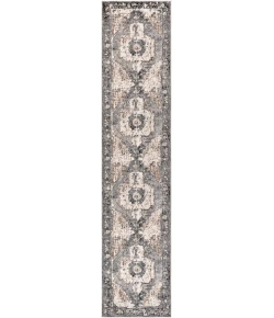 Livabliss Chelsea CSA2304 Charcoal Dark Brown Area Rug 2 ft. 7 in. X 12 ft. Runner