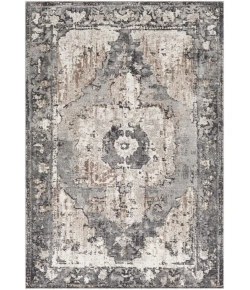 Livabliss Chelsea CSA2304 Charcoal Dark Brown Area Rug 6 ft. 7 in. X 9 ft. Rectangle
