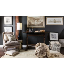 Surya Cheshire CSH6004 Cream Medium Gray Area Rug 5 ft. 6 in. X 8 ft. 6 in. Rectangle