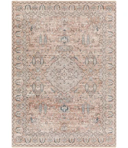 Livabliss Carlisle CSI2305 Dusty Pink Medium Brown Area Rug 5 ft. 3 in. Round