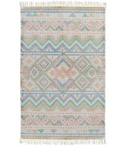 Surya Chaska CSK1300 Blue Rose Area Rug 2 ft. X 3 ft. Rectangle