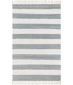 Livabliss Cotone CTE2300 White Denim Area Rug 6 ft. X 9 ft. Rectangle