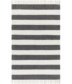 Livabliss Cotone CTE2301 White Navy Area Rug 9 ft. X 12 ft. Rectangle