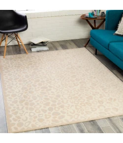 Livabliss City Light CYL2339 Taupe Silver Gray Area Rug 6 ft. 7 in. X 9 ft. Rectangle