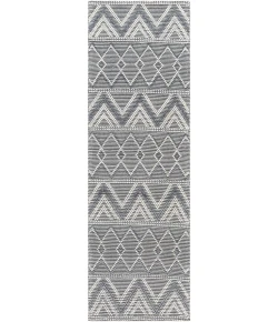 Livabliss Daffodil DFF2305 Gray White Area Rug 2 ft. 6 in. X 8 ft. Runner