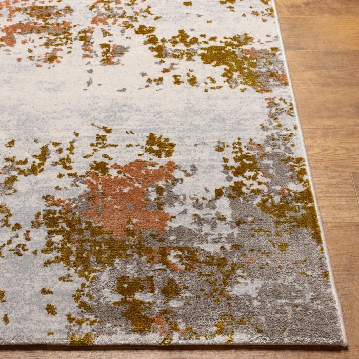 Livabliss Delight Mustard DLG-2304 2 ft. X 3 ft. 11 in. Rect. Rug