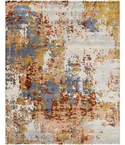 Livabliss Delight DLG2305 Denim Mustard Area Rug 9 ft. 2 in. X 12 ft. 9 in. Rectangle