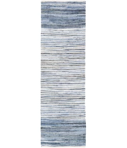 Livabliss Denim DNM1001 Bright Blue Navy Area Rug 8 ft. Square