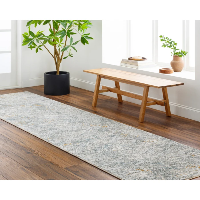 Dresden DRE-2317 2'7" x 10' Machine Woven Rug