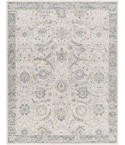 Livabliss Dresden DRE2326 Light Grey Taupe Area Rug 6 ft. 7 in. Round Round