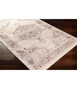 Livabliss Dublin DUB2301 Dark Brown Taupe Area Rug 2 ft. 7 in. X 10 ft. 2 in. Runner