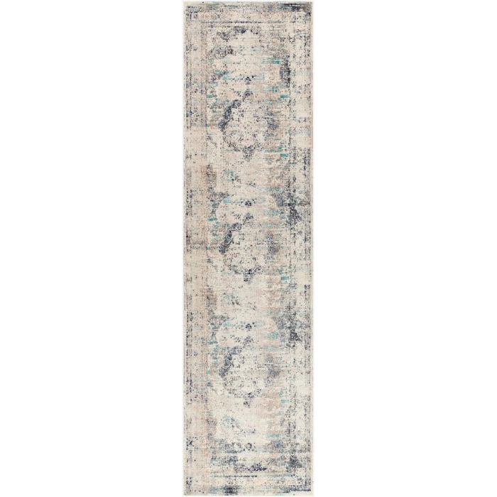 Livabliss Dublin Medium Gray DUB-2304 2 ft. 9 in. X 10 ft. 2 in. Rect. Rug