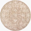 Livabliss Da Vinci Cream DVC-2301 6 ft. 7 in. X 6 ft. 7 in. Round Rug