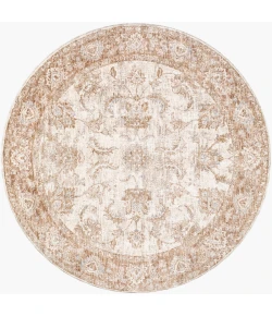 Livabliss Da Vinci Cream DVC-2302 5 ft. 3 in. X 5 ft. 3 in. Round Rug
