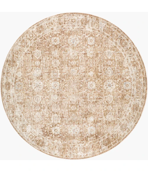 Livabliss Da Vinci Cream DVC-2305 7 ft. 10 in. X 7 ft. 10 in. Round Rug