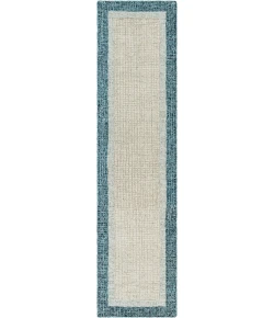 Livabliss Elena EAE2300 Teal Light Gray Area Rug 2 ft. 6 in. X 10 ft. Runner