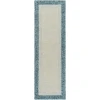 Livabliss Elena EAE2300 Teal Light Gray Area Rug 2 ft. 6 in. X 8 ft. Runner