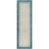 Livabliss Elena EAE2303 Navy Teal Area Rug 2 ft. 6 in. X 8 ft. Runner