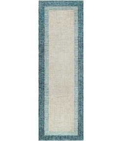 Livabliss Elena EAE2303 Navy Teal Area Rug 2 ft. 6 in. X 8 ft. Runner