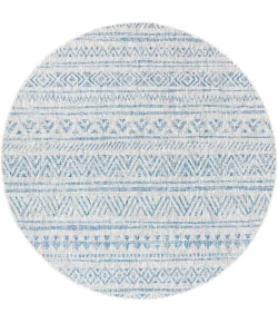 Livabliss Eagean EAG2306 Denim Dark Blue Area Rug 7 ft. 10 in. Round