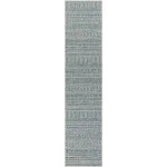 Livabliss Eagean EAG2307 Aqua Black Area Rug 7 ft. 10 in. Square
