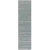 Livabliss Eagean EAG2307 Aqua Black Area Rug 6 ft. 7 in. Square