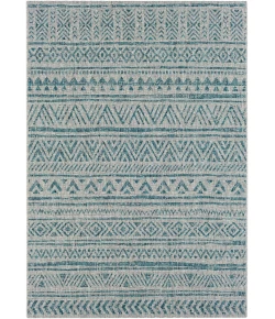 Livabliss Eagean EAG2307 Aqua Black Area Rug 2 ft. X 2 ft. 11 in. Rectangle